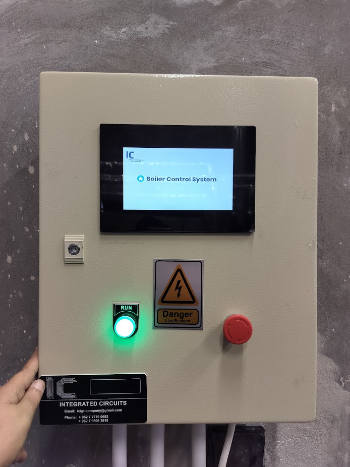 Boiler PLC Controlled Panel